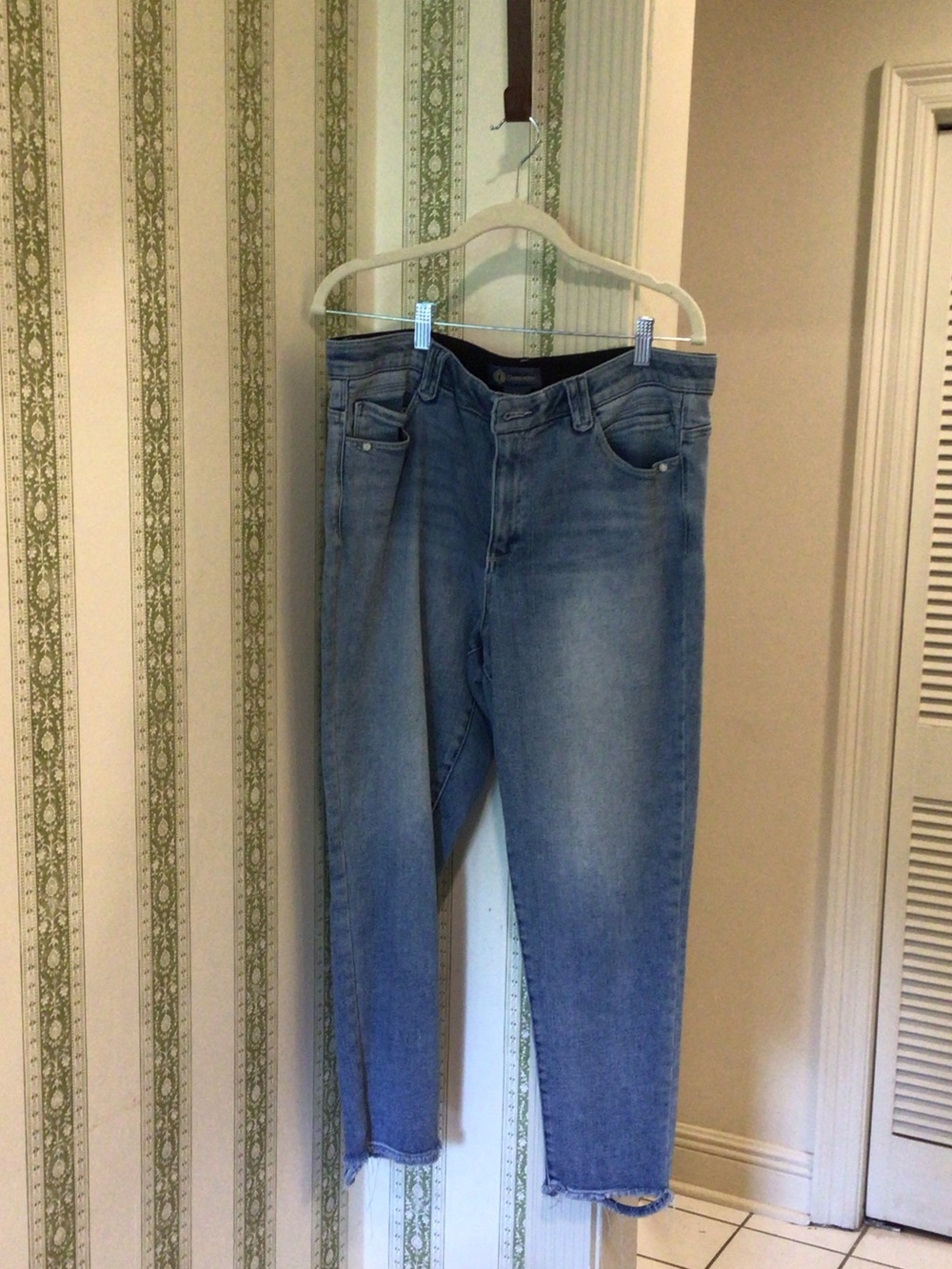 Democracy Light Blue High-Rise Slim Jeans